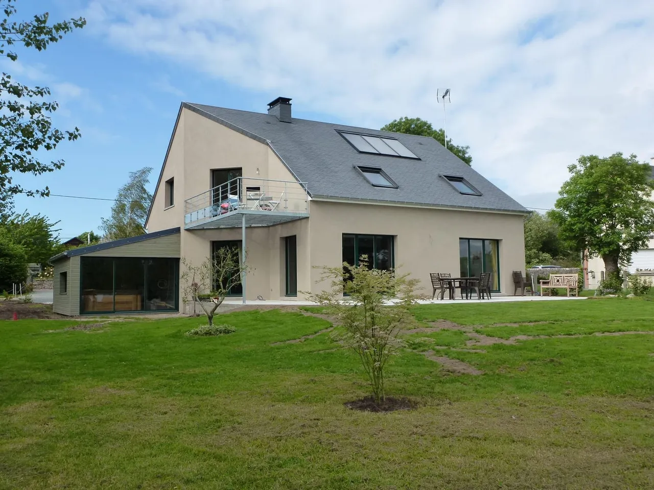 La maison verte.