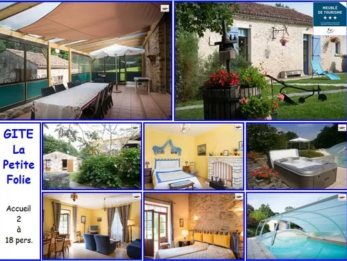 Domaine La Folie : Gîte Rural "La Petite Folie"-piscine - clim,au coeur de la Vendee